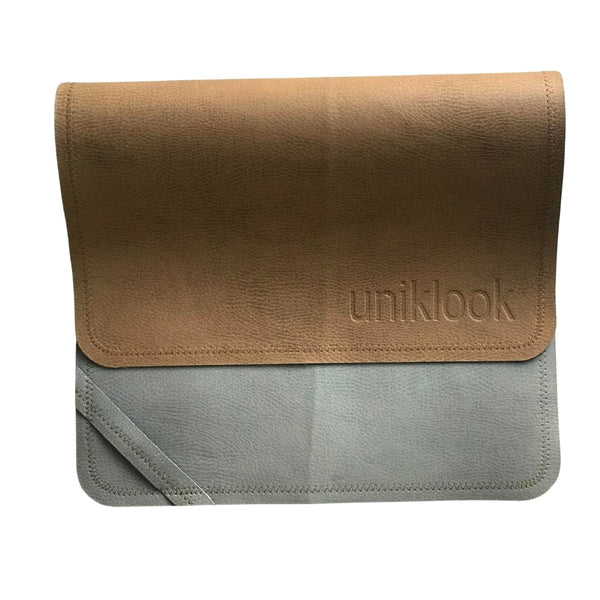 Vegan Leather mat + Caddy Diaper Bag | Tan