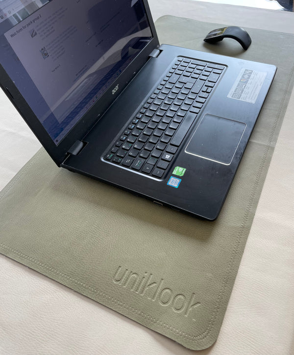 DESK MAT | 16"X30" | HUNTER + TAN