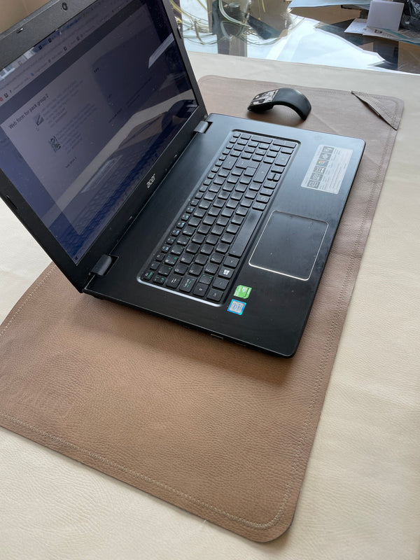 DESK MAT | 16"X30" | HUNTER + TAN