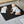 Charger l'image dans la galerie, Tapis anti-éclaboussures en cuir végétalien double face Noir + Blanc | tapis de jeu