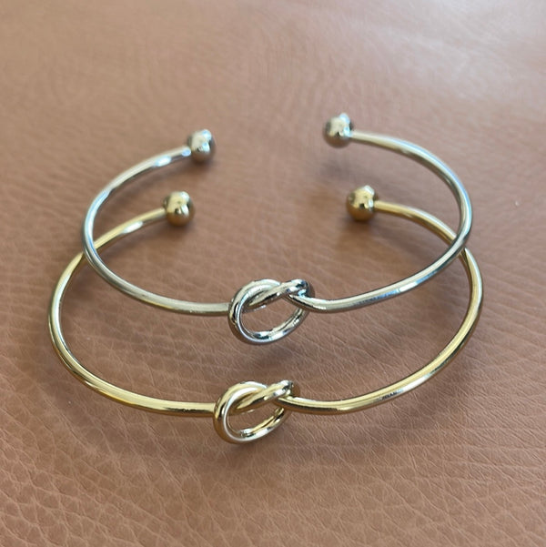 Silver _ Gold | Knot love | kids bangle