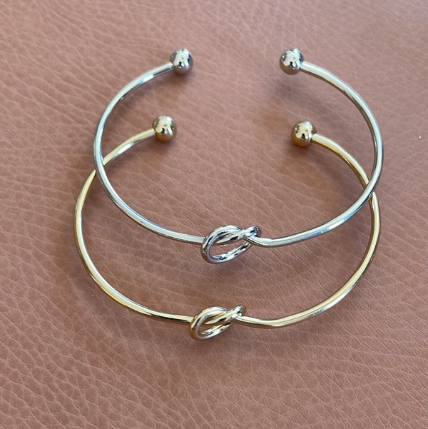Silver _ Gold | Knot love | kids bangle