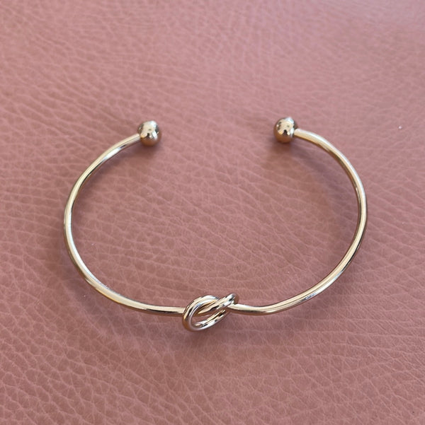 Silver _ Gold | Knot love | kids bangle