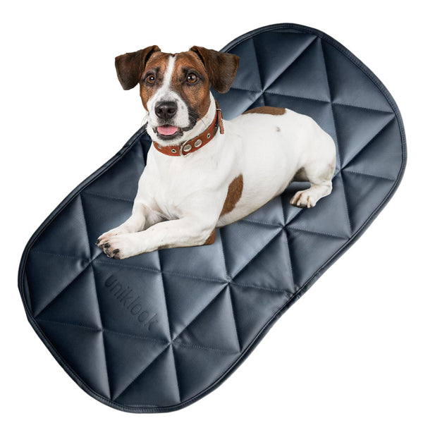 Padded Pet Bed | 16"x30" | Navy Blue