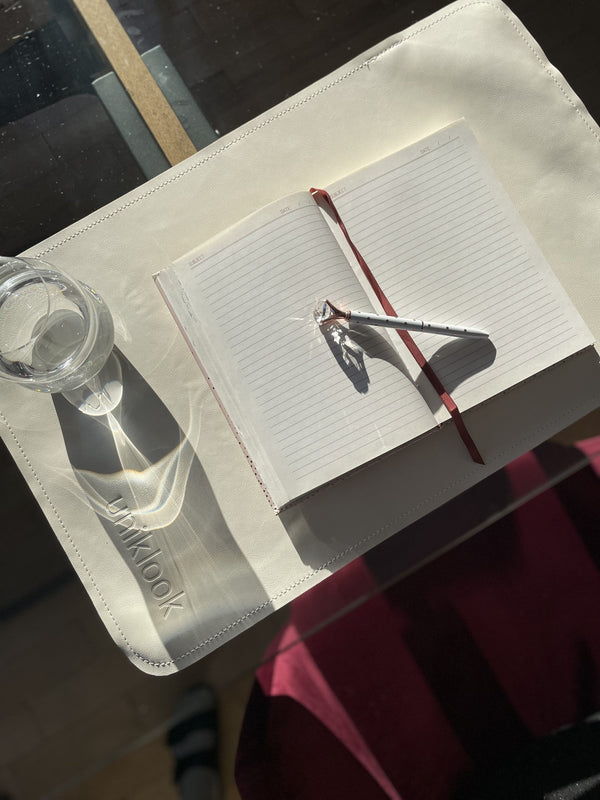 Desk mat | 30"x16" | CREAM