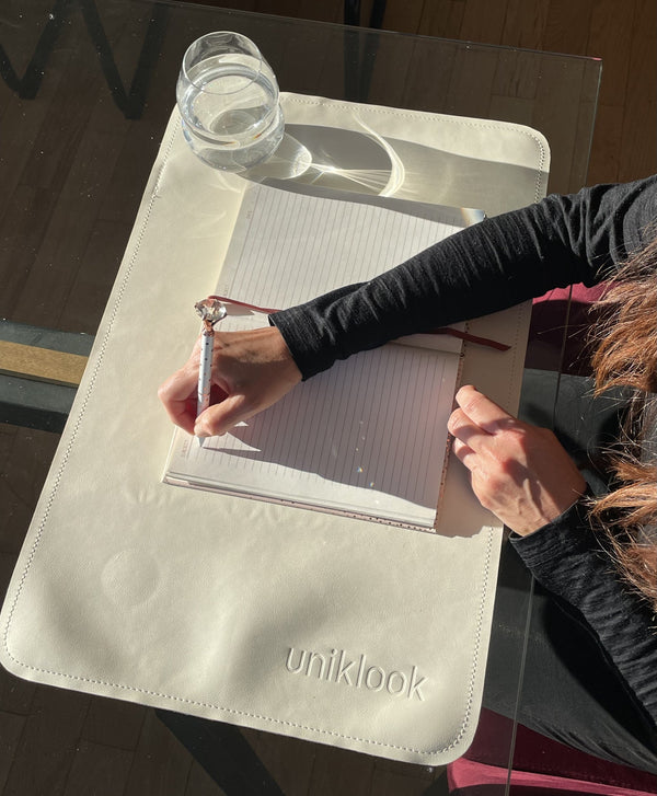 Desk mat | 30"x16" | CREAM