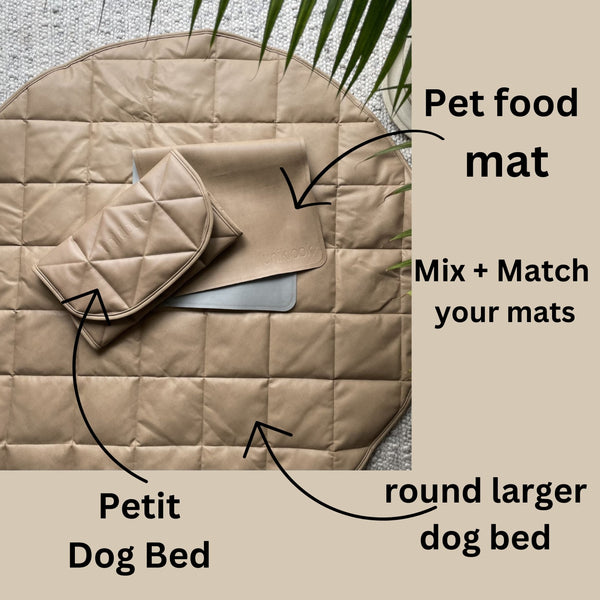 TRAVEL DOG BED | 16"x30" | Tan
