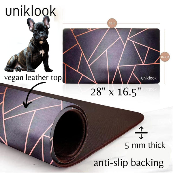 Pet food placemat | avant-garde pink