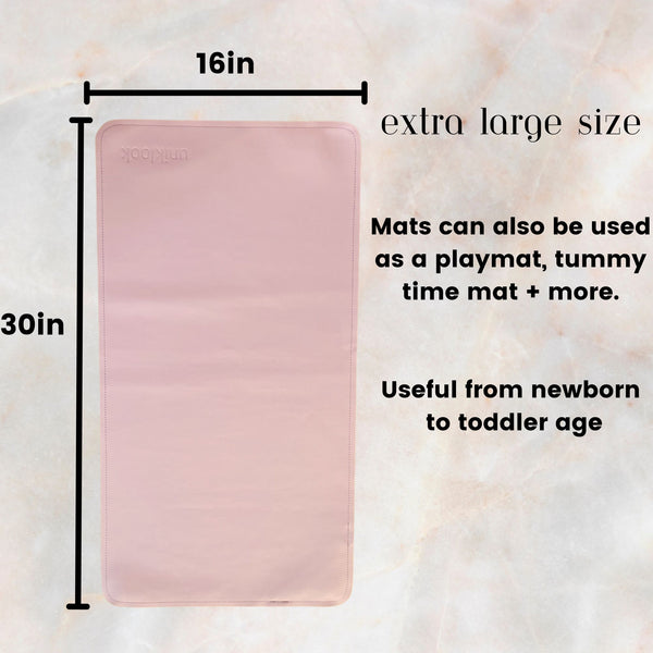 Leather | 16"x30" | Blush