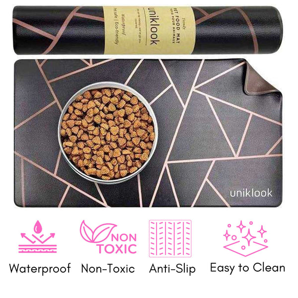 Pet food placemat | avant-garde pink