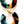 Load image into Gallery viewer, Marble hoops | Blue + Amber | Earrings