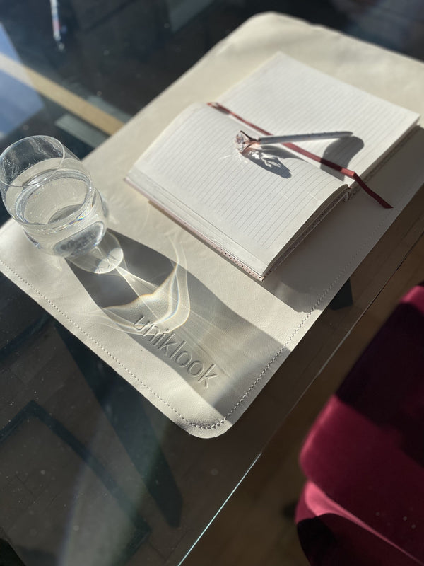 Desk mat | 30"x16" | CREAM