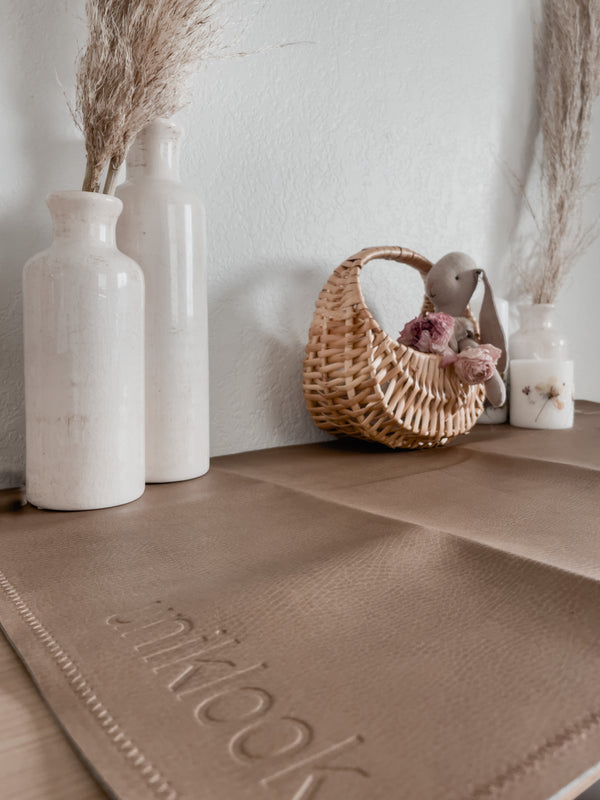 PETIT MAT | 16"X30" | TAN + CLOUD