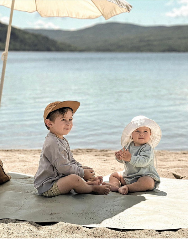 MAXI MAT | 54"X54" | Sage + Dawn blue