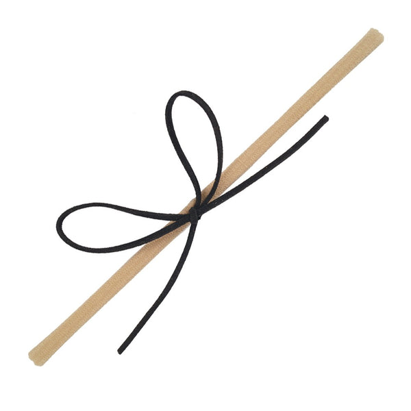 Bandeau boucle de suède pour tête de bébés