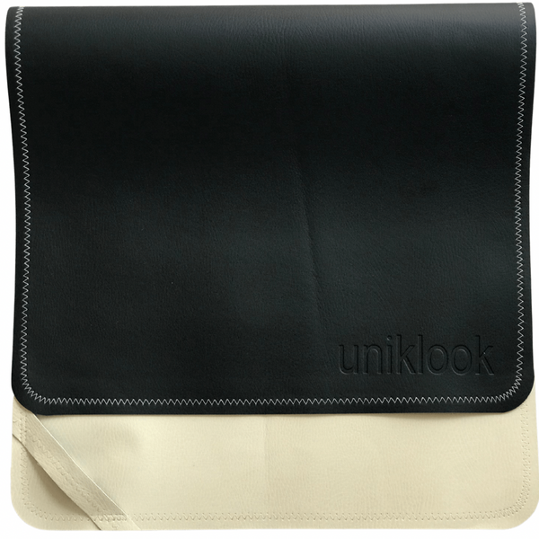 Raven +Blanc vegan double sided petit leather mat