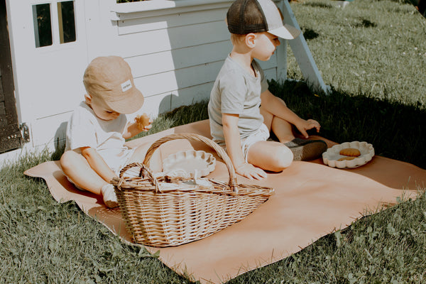 Med mat | 39"x39" | Cream + Terra