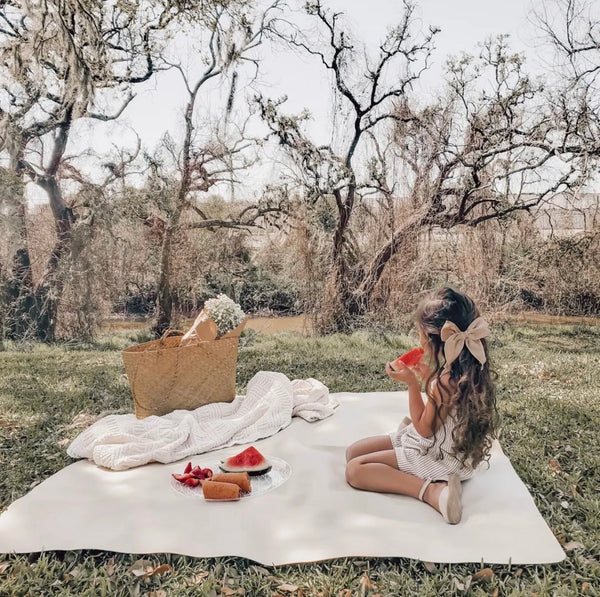 Maxi mat | 54"x54" | Blanc + Blush