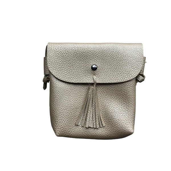 Small vegan leather crossbody bag