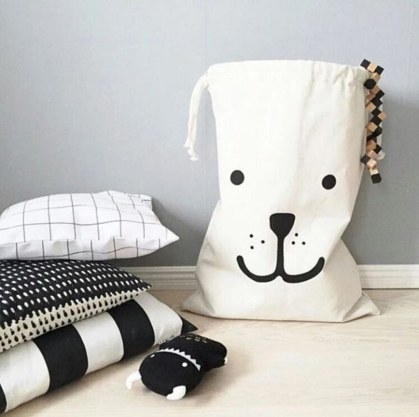 Sac de rangement en toile