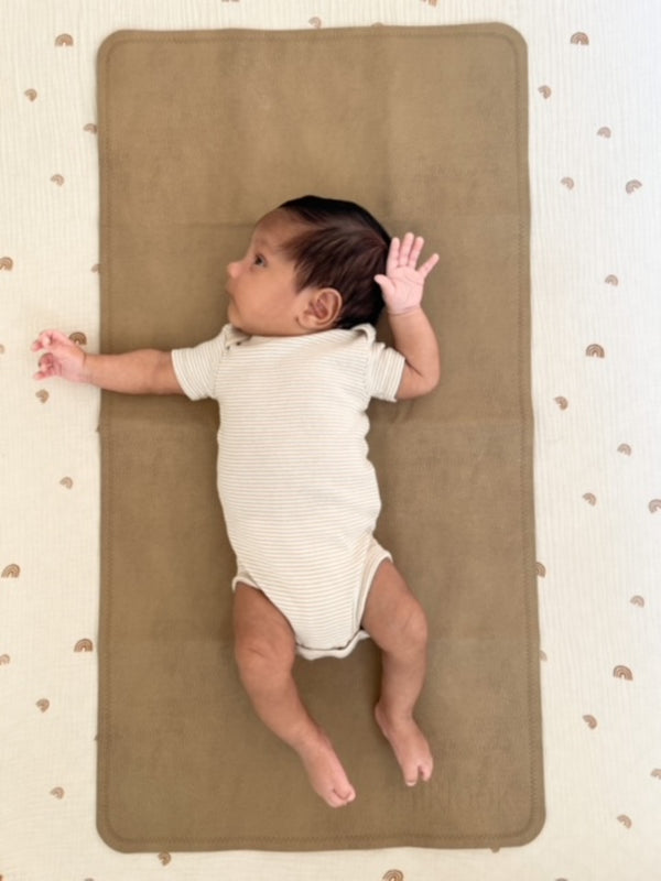 PETIT MAT | 16"X30" | TAN + CLOUD