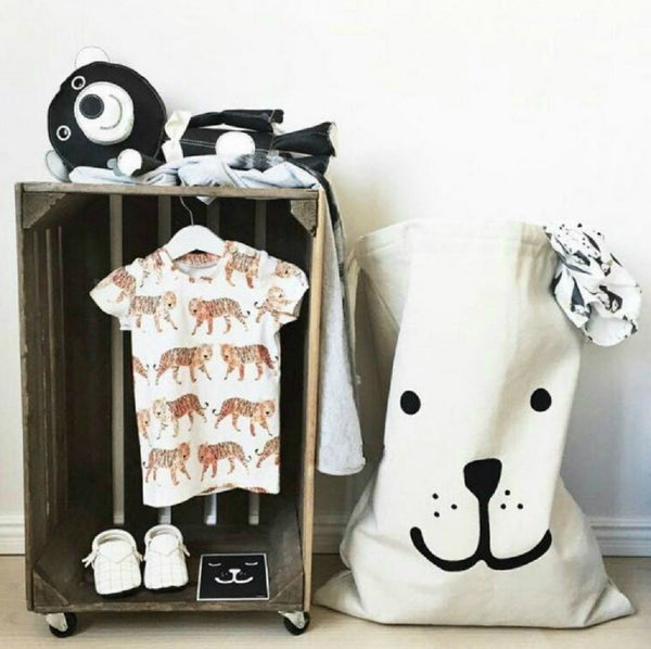 Sac de rangement en toile