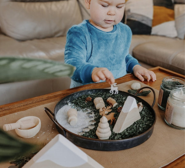 MINI MAT | 14"X22" | TAN +CLOUD