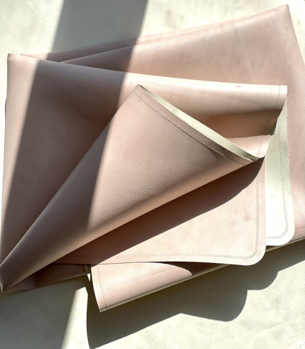 Maxi mat | 54"x54" | Blanc + Blush
