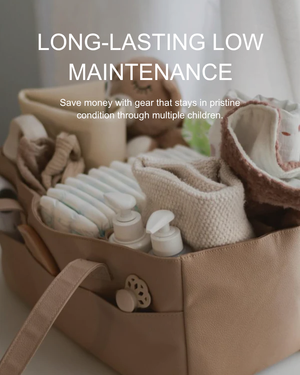 The Vegan Leather Caddy Bag — So Much More Than a Diaper Organizer