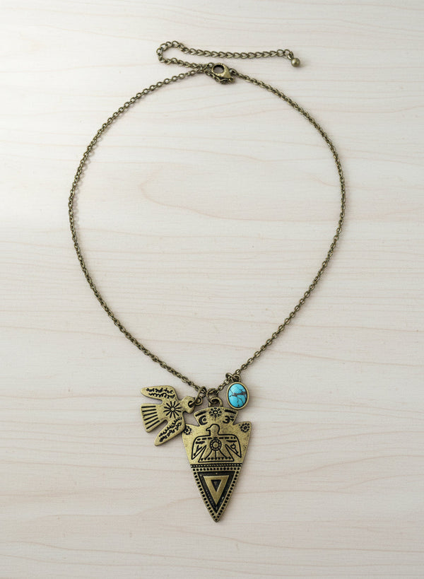 Aztec Charm Necklace