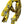 Load image into Gallery viewer, Yellow scarf with leopard print pattern on a white background
