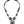 Charger l'image dans la galerie, Elegant Vintage Black Gem Necklace
