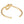 Charger l'image dans la galerie, Gold bangle with a unique design on a light gray background
