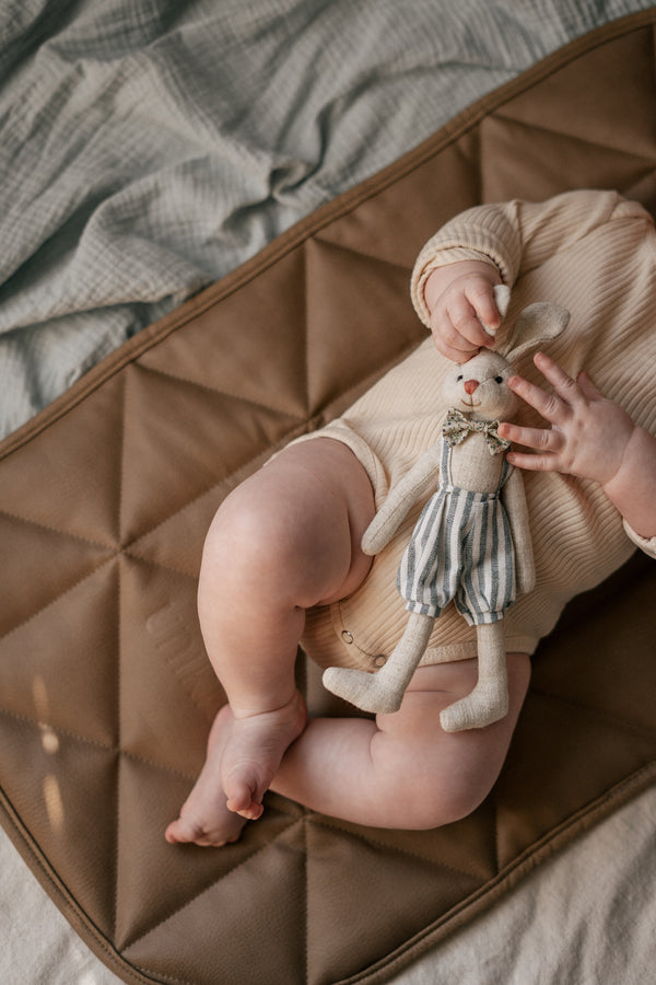 Bundle | Tan + Gray | Floor mat & Changing Pad