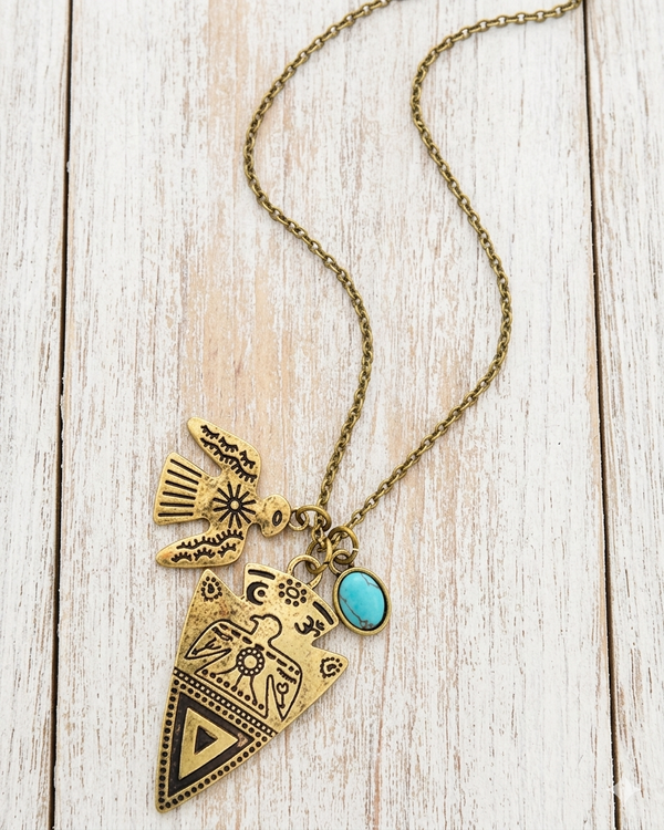 Aztec Charm Necklace