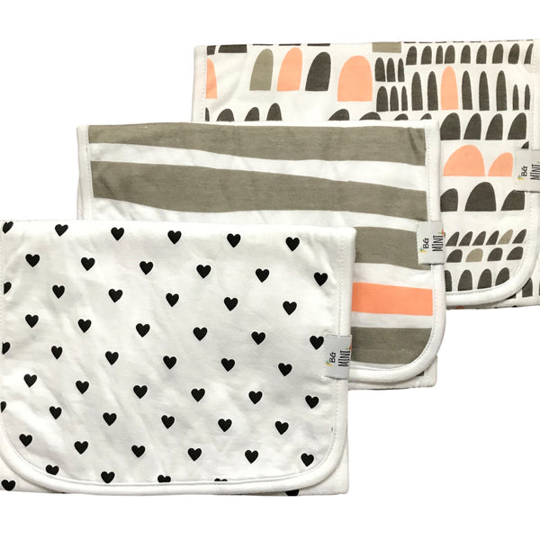 Simone Bibs + Burp cloths