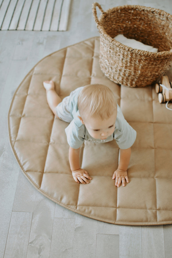 Bundle | Tan + Gray | Floor mat & Changing Pad