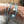 Load image into Gallery viewer, Light blue bracelet with pearl beads on a wrist
