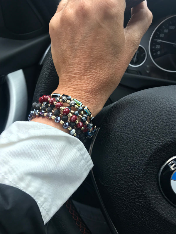 Black Multi Layers Bracelet