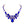 Charger l'image dans la galerie, Jewelry set with blue teardrop-shaped stones and gold accents on a white background
