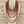 Load image into Gallery viewer, Antiqued Copper Multi-Strand Bib Statement Necklace &amp; Earrings Set
