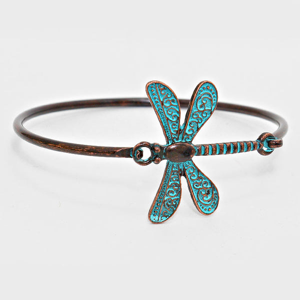 Patina Dragonfly Bracelet