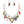 Load image into Gallery viewer, Love is in the air Hearts charm Necklace Earrings Set
