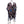 Charger l'image dans la galerie, A lightweight, semi-sheer wrap shawl with a complex geometric tribal pattern in black, white, red, and blue, styled on a white mannequin torso against a plain white background.
