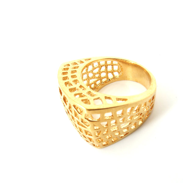 Openwork Statement Ring