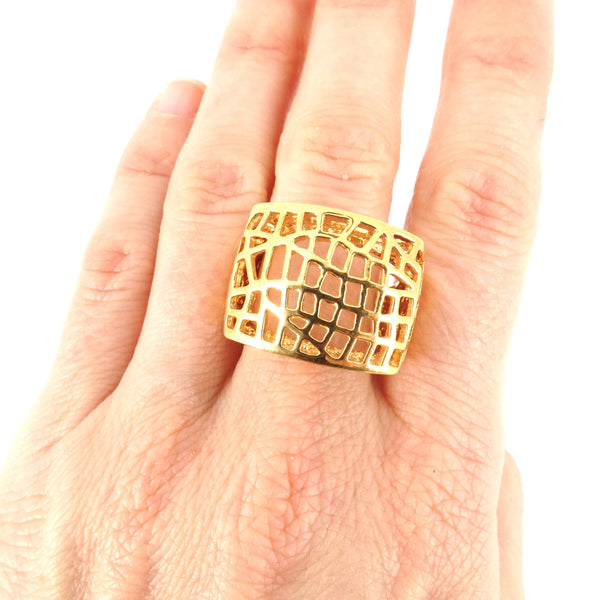 Openwork Statement Ring