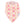 Charger l'image dans la galerie, Baby bib with pink and white triangle pattern on a peach background
