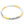 Charger l'image dans la galerie, Two-tone silver and gold bracelet with black floral patterns on a white background
