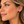 Charger l'image dans la galerie, Woman wearing black cube cubic zirconia stud earrings
