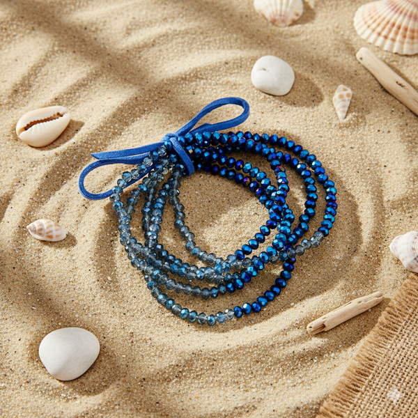 Blues | Glass beads | Bracelet